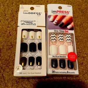 Impress nails.